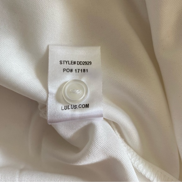 Lulus high Line White Shift Dress - XS - Picture 9 of 10
